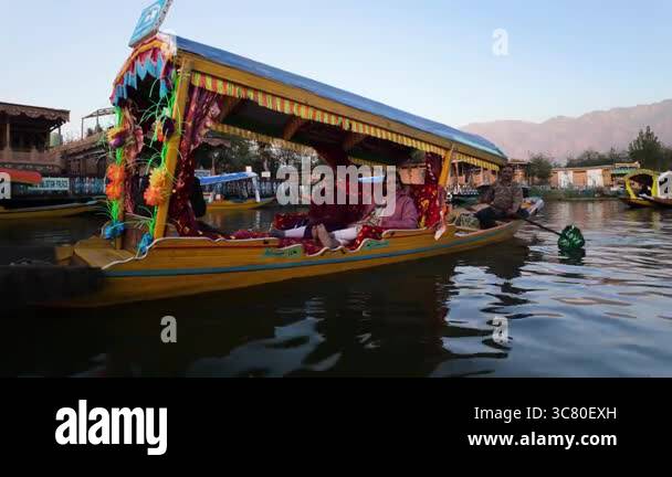 Tourist enjoying shikara ride boat Stock Videos & Footage - HD and 4K ...