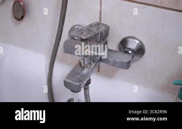 Water drips from bathtub faucet Stock Videos & Footage - HD and 4K ...