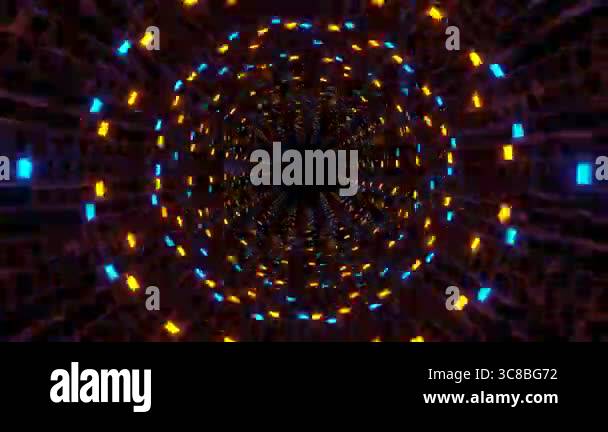 Exciting VJ loop on an abstract background with smooth flowing images ...