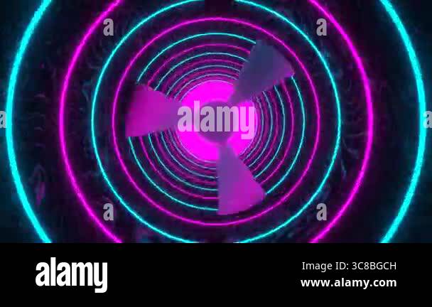 Exciting VJ loop on an abstract background with smooth flowing images ...