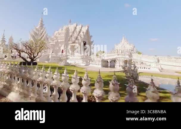 Chiang Rai, Thailand - 1st february ,2024: tourist by Wat Rong Khun or ...