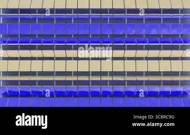 Abstract simple animation of geometry shapes. Floating background Stock ...