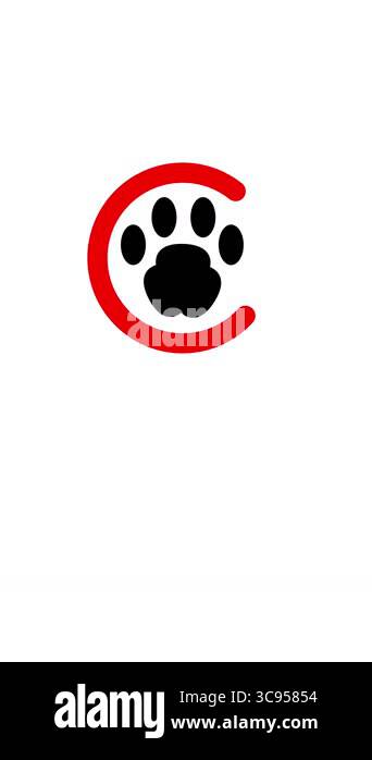 Strict No Pets Allowed Signage with Paw Print Icon for Clear ...