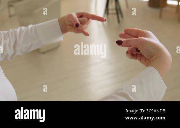 Neuro Gymnastics. Brain gym simple brain boosting exercises. Close-up ...