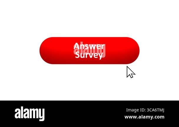 3D Rendered Animation of 'Answer Survey' Button Clicked by Computer ...