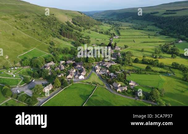 Buckden Stunning Aerial View of Buckden Village Nestled in the Picturesque ...