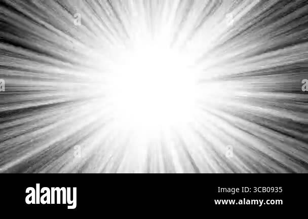 Black and white burst particles featuring radial lines emanating from a ...