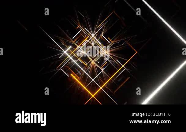 Exciting VJ loop on an abstract background with smooth flowing images ...