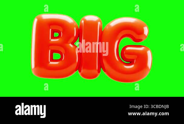 Inflatable letters alphabet 3d Stock Videos & Footage - HD and 4K Video ...