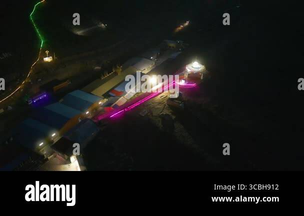 Aerial view of Gurudwara Shri Pathar Sahib Leh Ladakh, India Stock ...