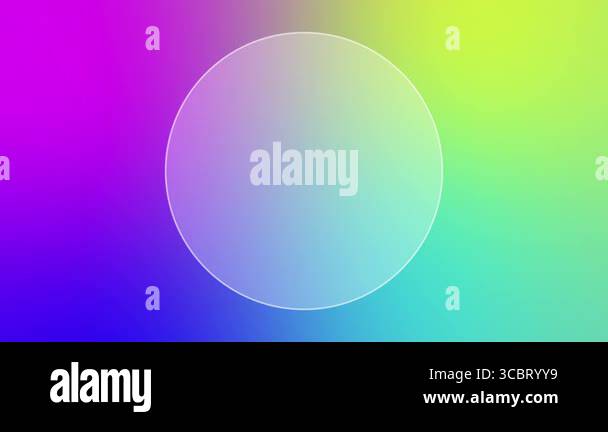 Gradient background with a circle overlay designed to resemble frosted ...