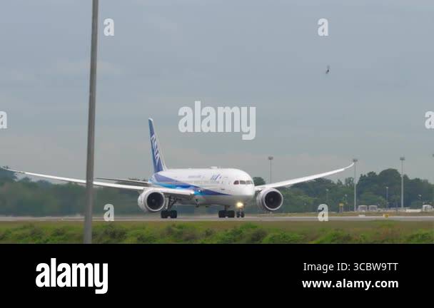 KUALA LUMPUR, MALAYSIA - JANUARY 13, 2025: ANA All Nippon Airways ...
