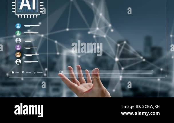 AI platform generating art images with dynamic interface. AI-generated ...