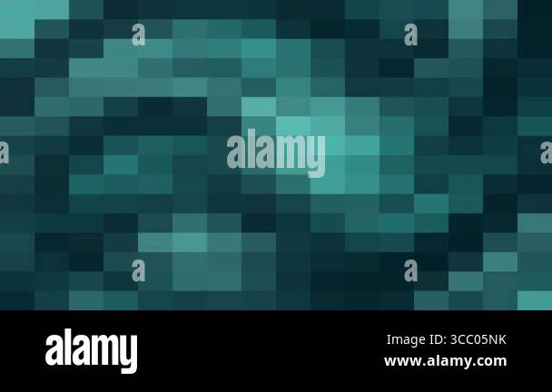 pixel art mosaic turquoise gradient background line waves abstract ...