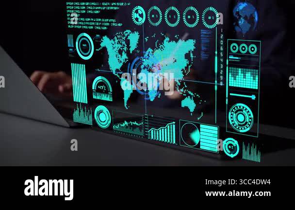 Connection network visualization showing global connection, network ...