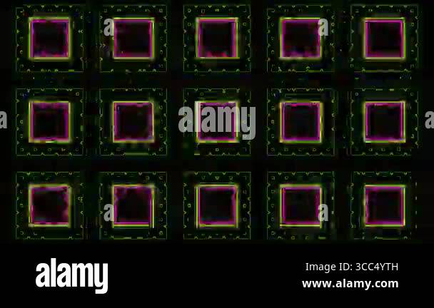 Exciting VJ loop on an abstract background with smooth flowing images ...