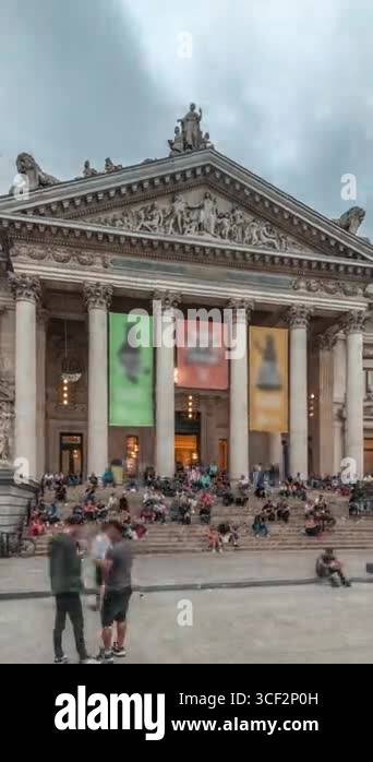 Photo inspiration: Fresh Look at Hyperlapse Of The Brussels Stock Exchange In Neo Renaissance And