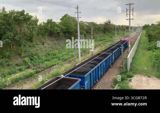 Gaenserndorf, Lower Austria - August 02, 2025: View of a moving ...