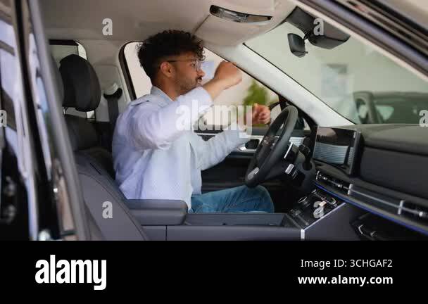 Excited arab driver man Stock Videos & Footage - HD and 4K Video Clips ...
