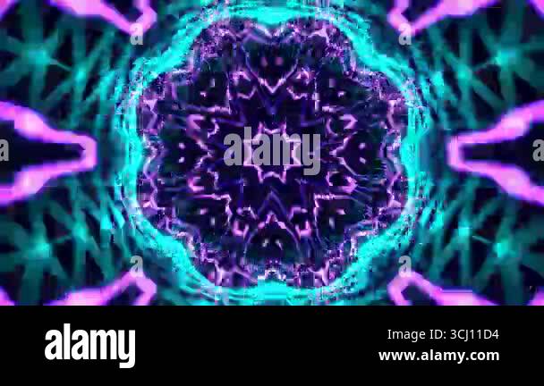 Seamless Animated VJ Pattern Background Stock Video Footage - Alamy