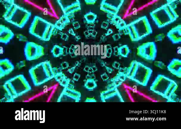 Seamless Animated VJ Pattern Background Stock Video Footage - Alamy