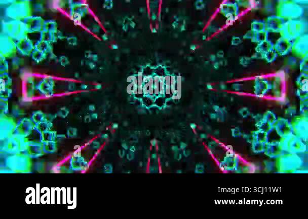 Seamless Animated VJ Pattern Background Stock Video Footage - Alamy