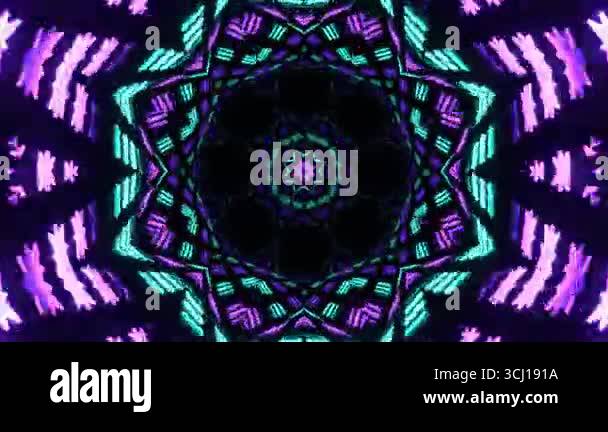 Seamless Animated VJ Pattern Background Stock Video Footage - Alamy