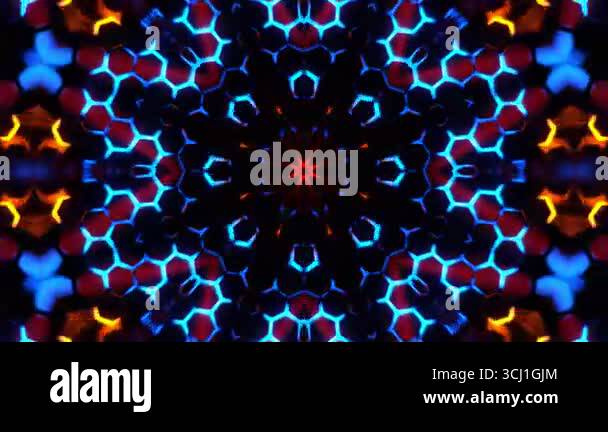 Seamless Animated VJ Pattern Background Stock Video Footage - Alamy