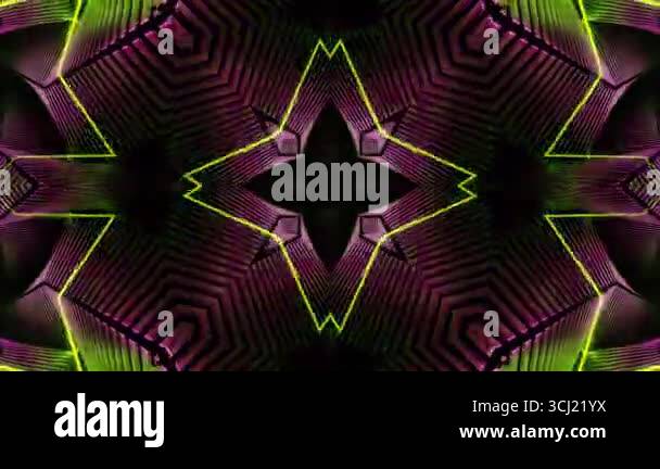 Seamless Animated VJ Pattern Background Stock Video Footage - Alamy