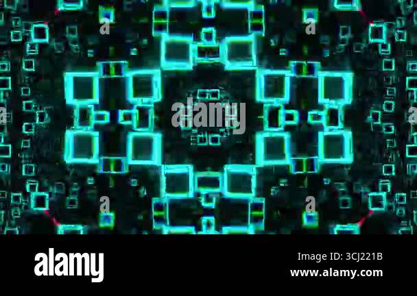 Seamless Animated VJ Pattern Background Stock Video Footage - Alamy