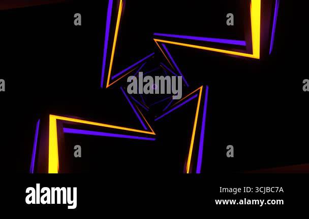 Exciting VJ loop on an abstract background with smooth flowing images ...