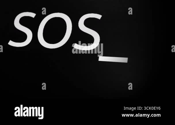 Morse code transmits SOS as three dots, three dashes, three dots. SOS ...
