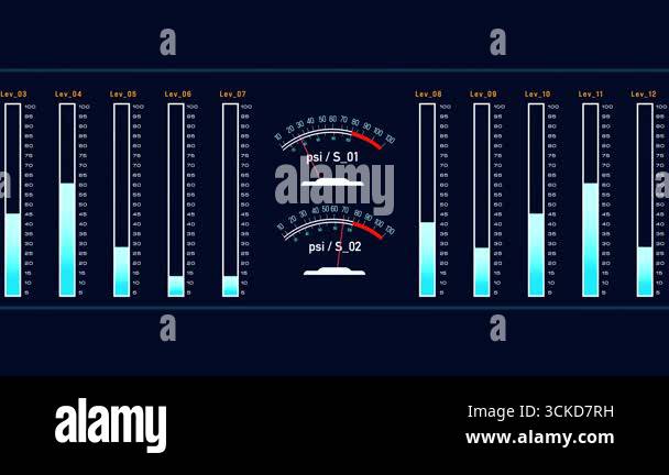 Measurement, electronic display with bar graph, digital, data ...