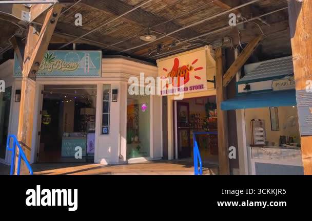 Entrance of Leftys The Left Hand Store at Pier 39 in San Francisco ...