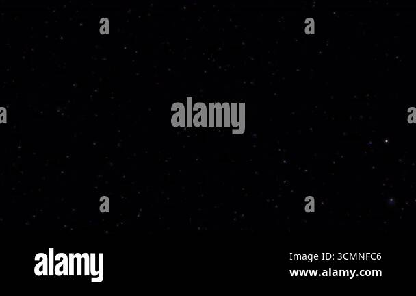 Loop animation glow white blue dust star particles flow on black ...
