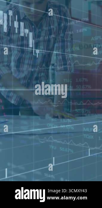 Stock market chart animation over Stock Videos & Footage - HD and 4K ...