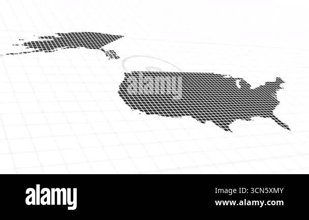 united states map animation, Glowing neon united states map animation ...