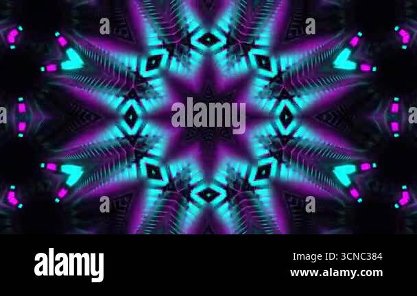 Seamless Animated VJ Pattern Background Stock Video Footage - Alamy
