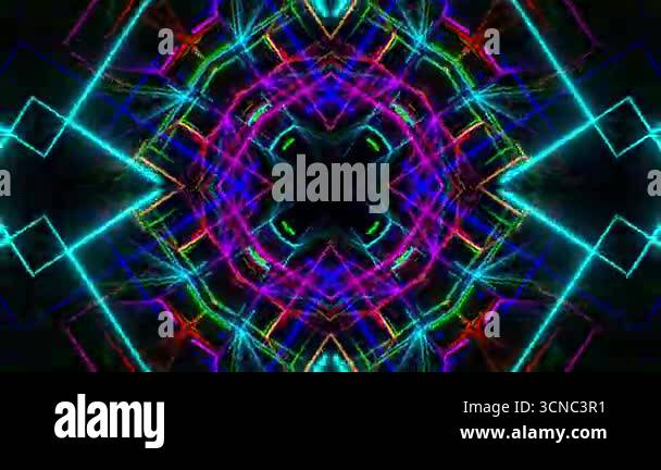 Seamless Animated VJ Pattern Background Stock Video Footage - Alamy