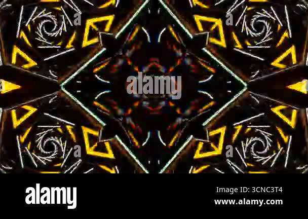 Seamless Animated VJ Pattern Background Stock Video Footage - Alamy