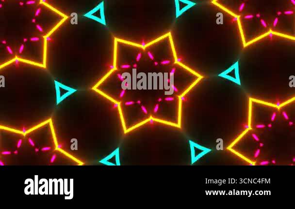Seamless Animated VJ Pattern Background Stock Video Footage - Alamy