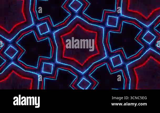 Seamless Animated VJ Pattern Background Stock Video Footage - Alamy