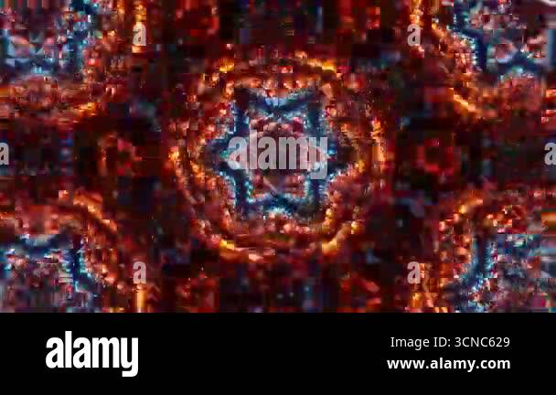 Seamless Animated VJ Pattern Background Stock Video Footage - Alamy