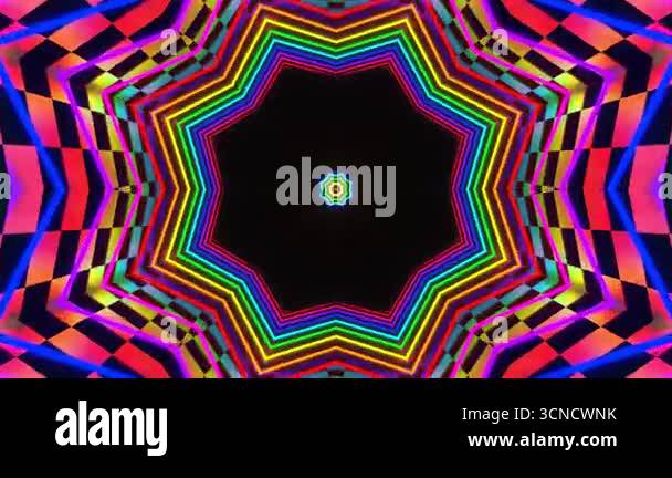 Seamless Animated VJ Pattern Background Stock Video Footage - Alamy