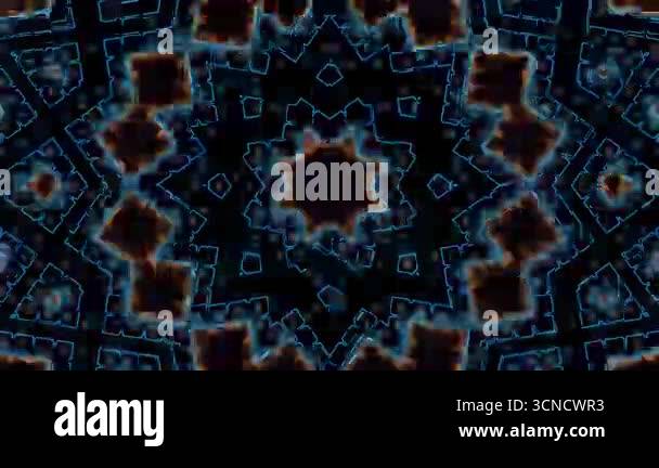 Seamless Animated VJ Pattern Background Stock Video Footage - Alamy