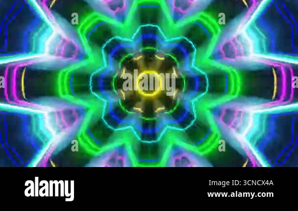 Seamless Animated VJ Pattern Background Stock Video Footage - Alamy