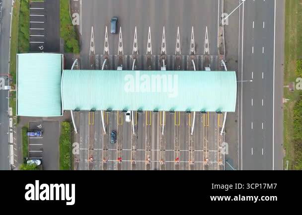 An aerial view of the m6 toll motorway Stock Videos & Footage - HD and ...