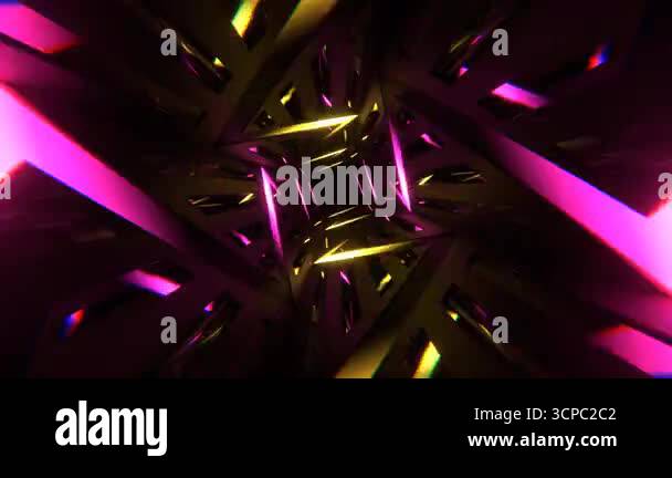 Exciting VJ loop on an abstract background with smooth flowing images ...