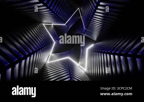 Exciting VJ loop on an abstract background with smooth flowing images ...