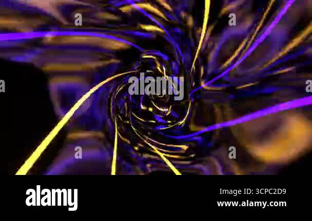Exciting VJ loop on an abstract background with smooth flowing images ...